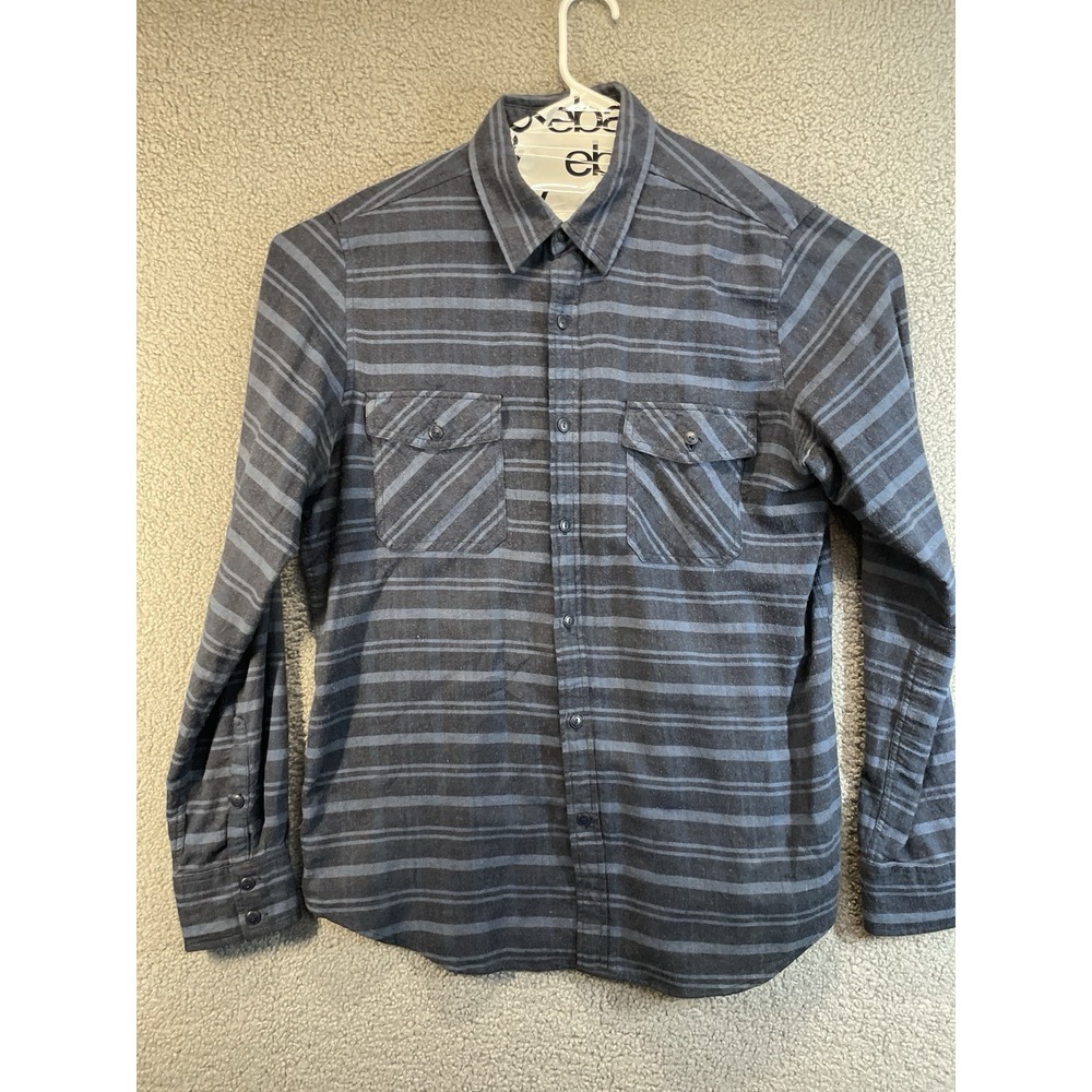 Vintage Arizona Denim Striped Shirt Mens‎ Large  Button Down Hip Hop 90s
